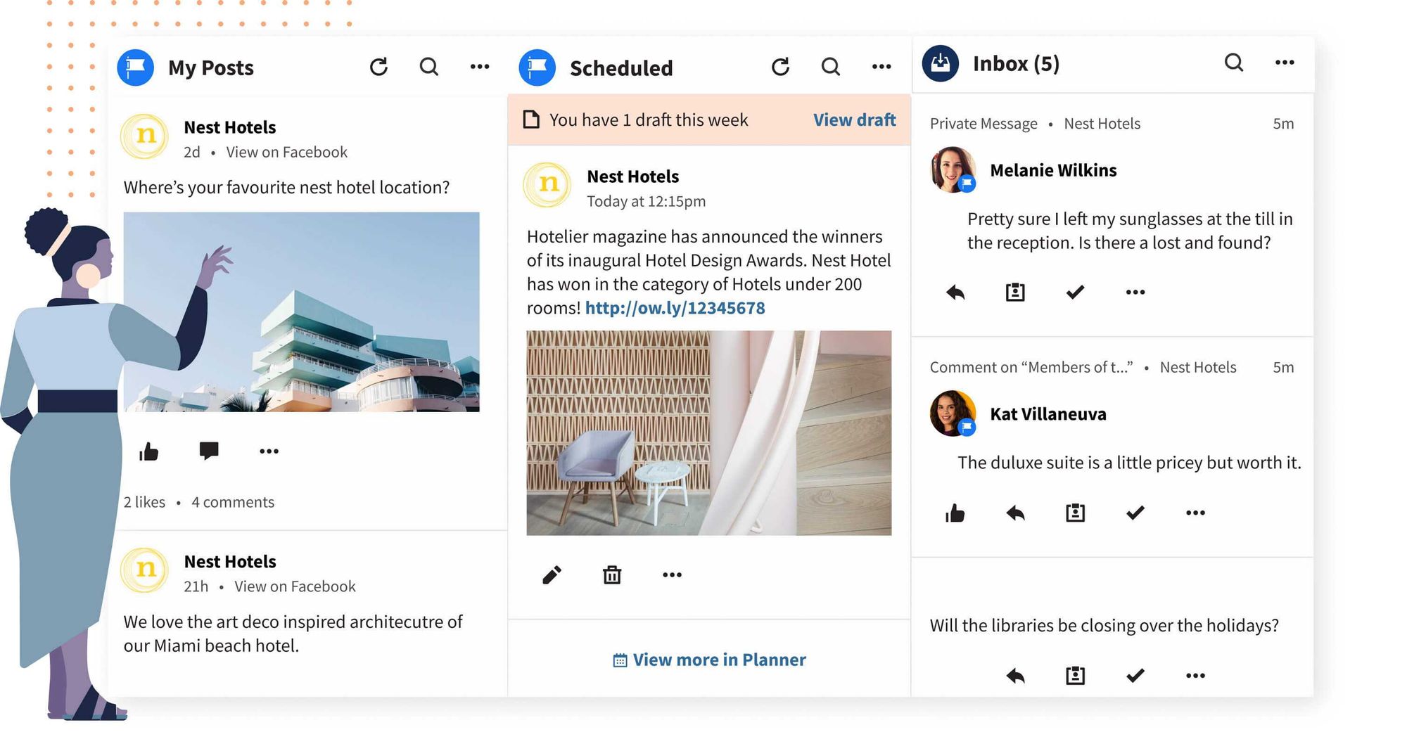 social media platform management adverting
